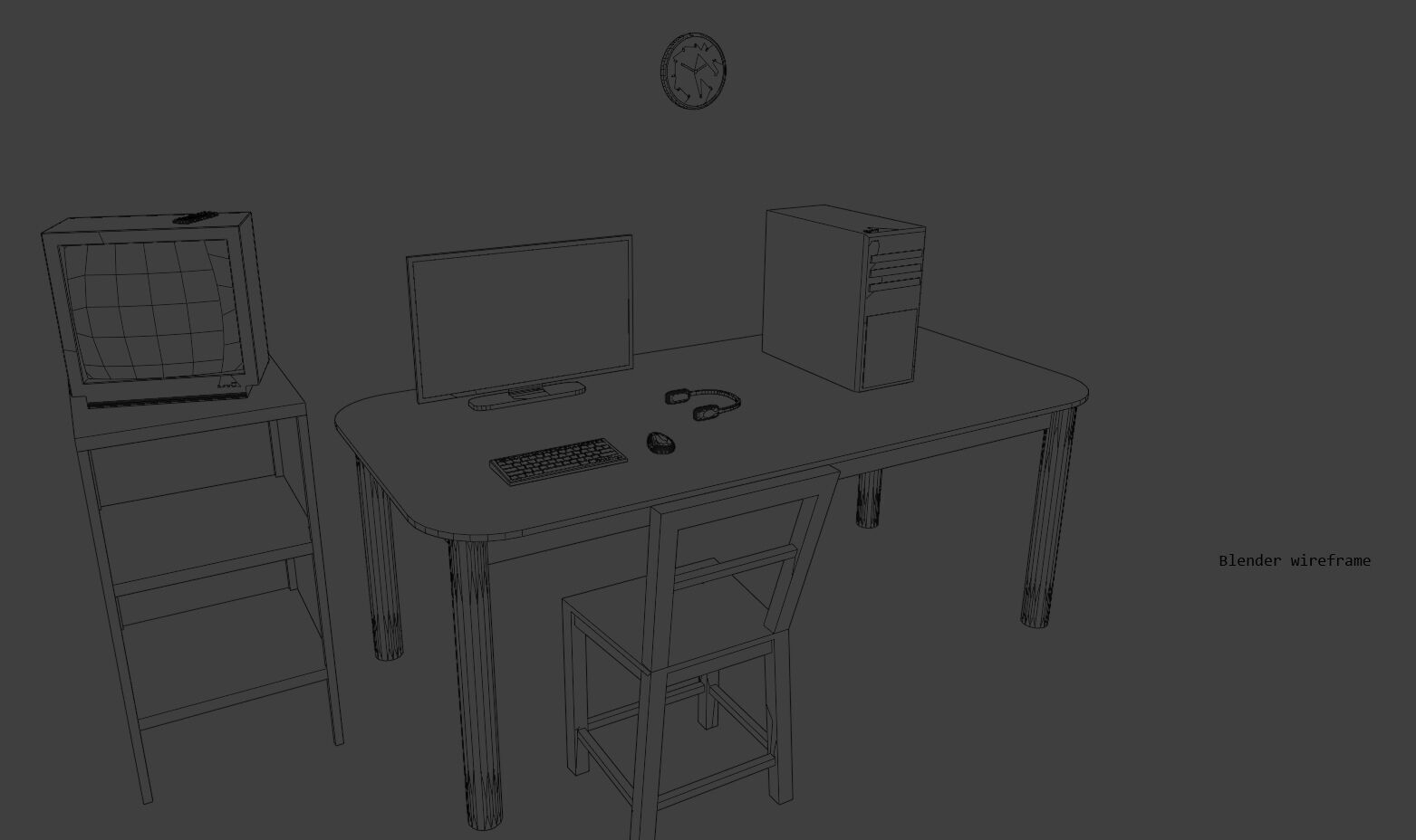 10 everyday items - Room 1 Free low-poly 3D model_1