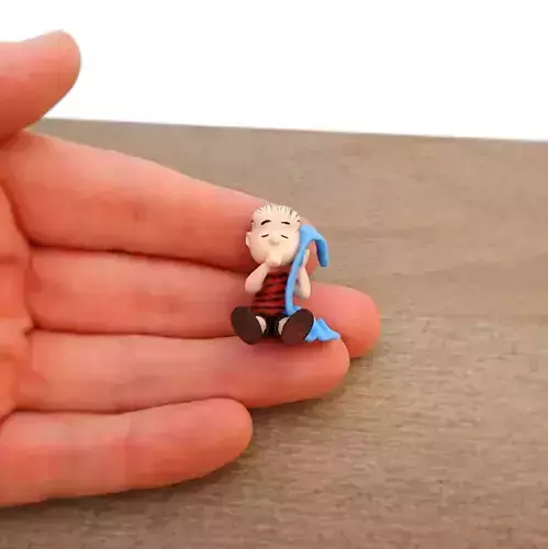 Linus Van Pelt Peanuts Cartoon Comic Book Character 3D print model
