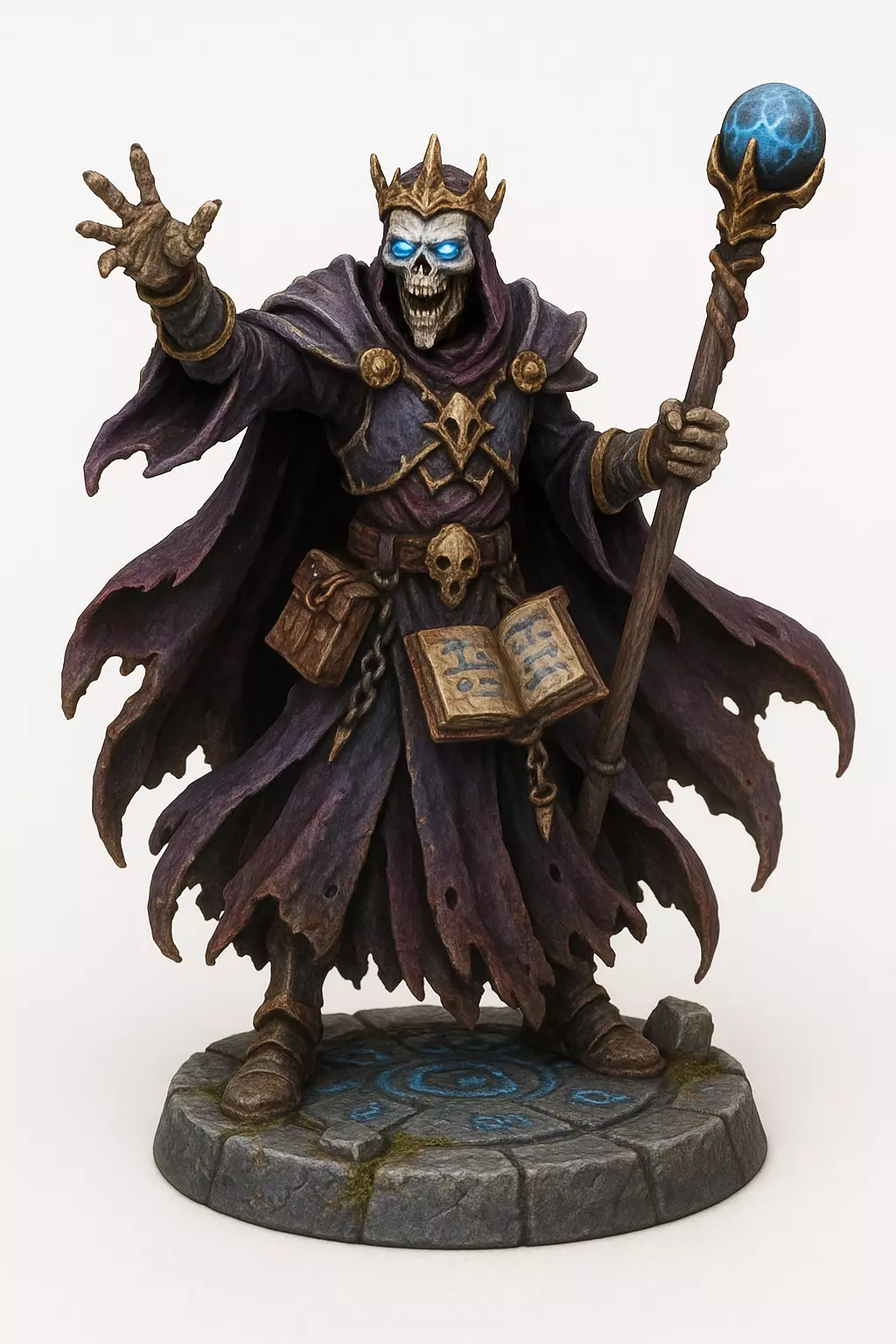 Undead Mage 3D print model_0