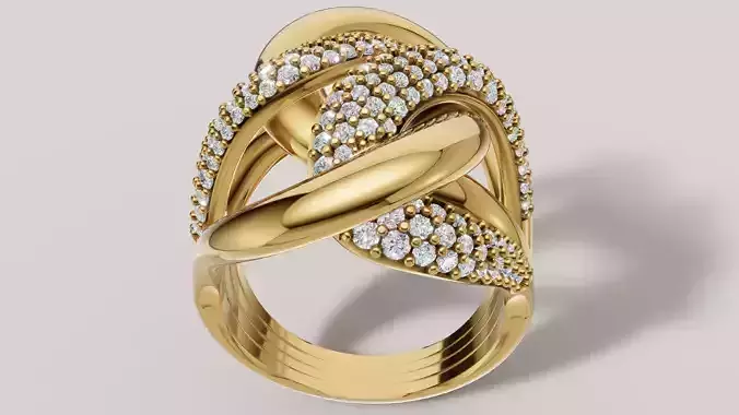 Women Ring 3D print model C 93