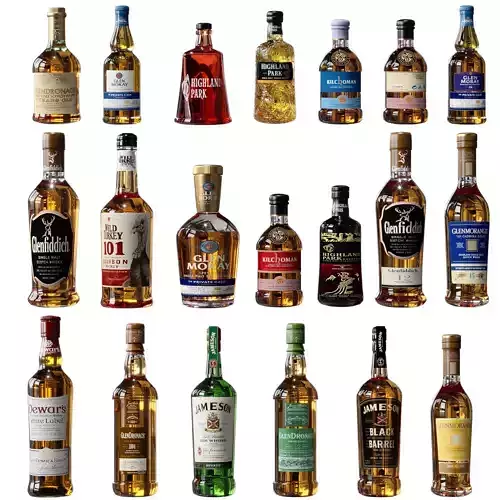WHISKY BOTTLE COLLECTION NO3 A 3D model