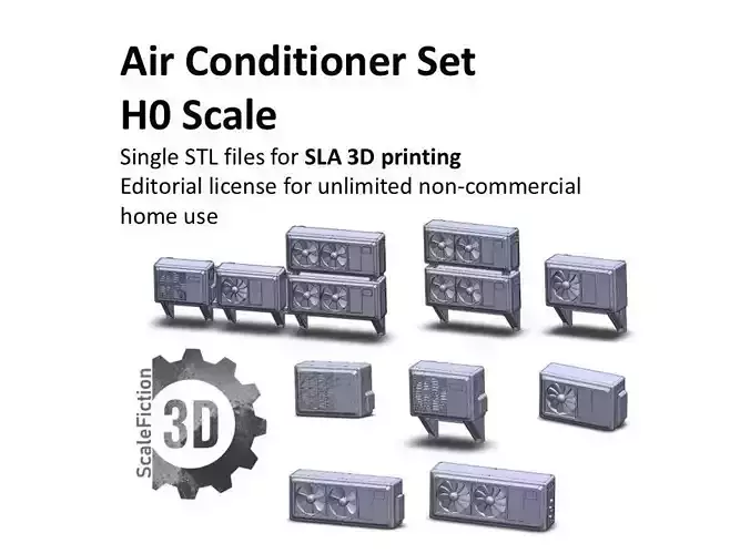 H0 Scale Air Conditioning Units 