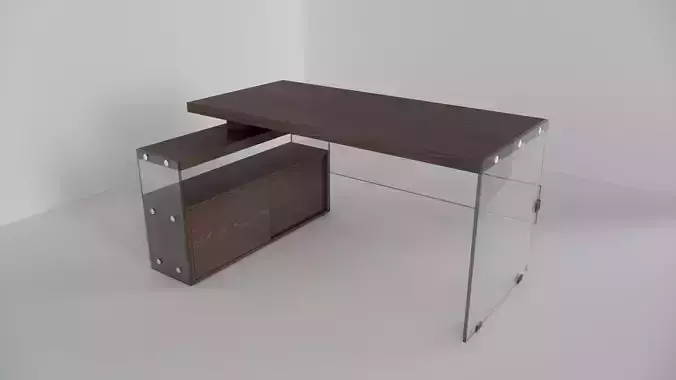 Modern Desk 3D model