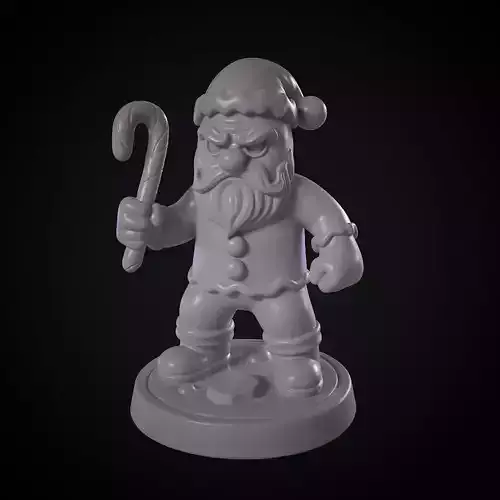 Evil gingerbread grandfather 3D print model