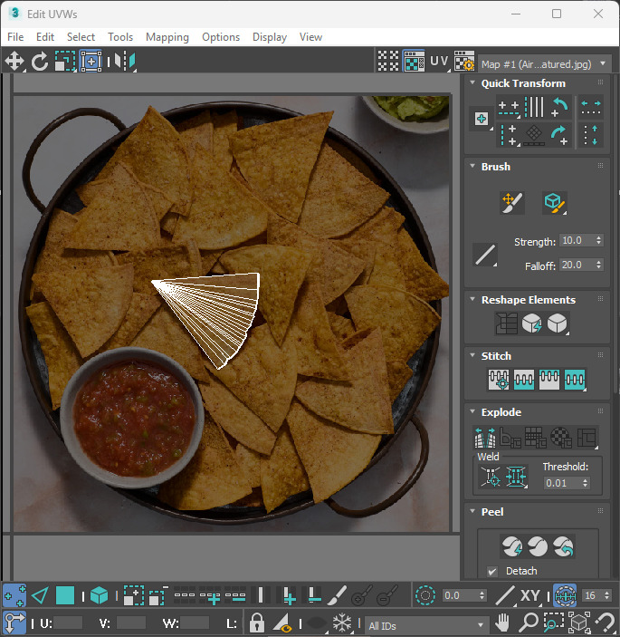 Snacks Platter 3D model_49