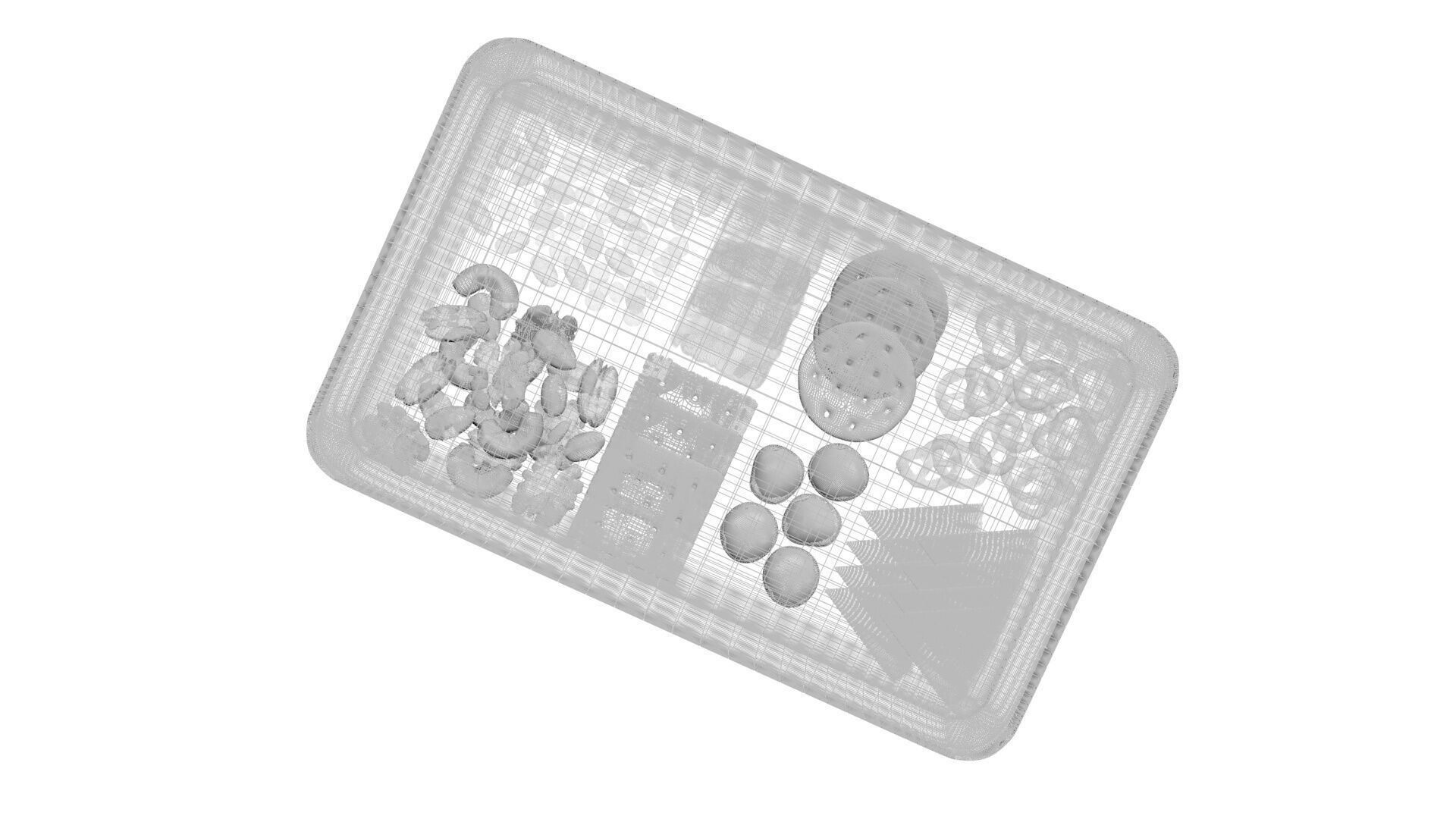 Snacks Platter 3D model_30