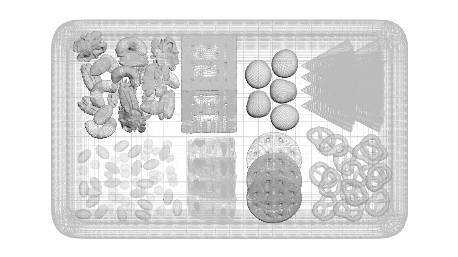 Snacks Platter 3D model_32