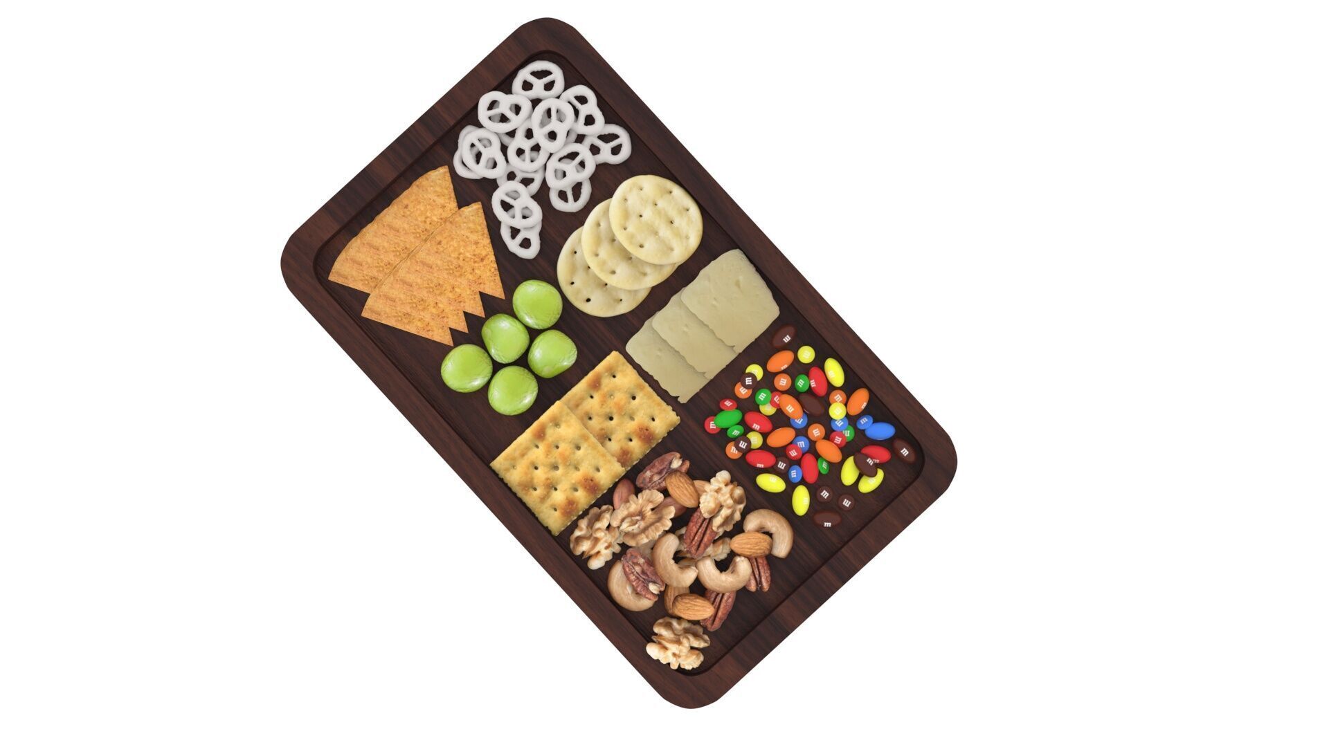 Snacks Platter 3D model_18