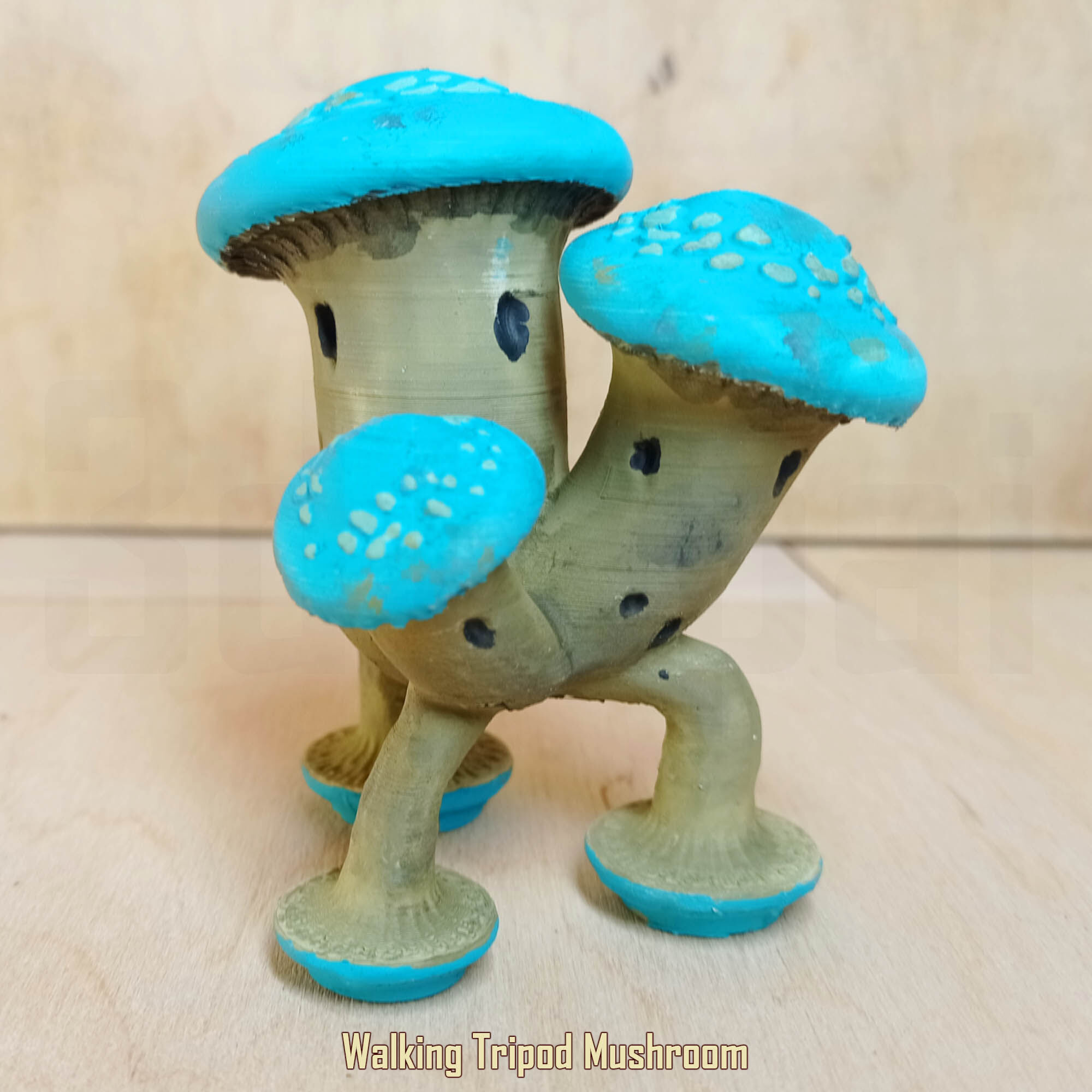 Walking Mushrooms 3D print model_8