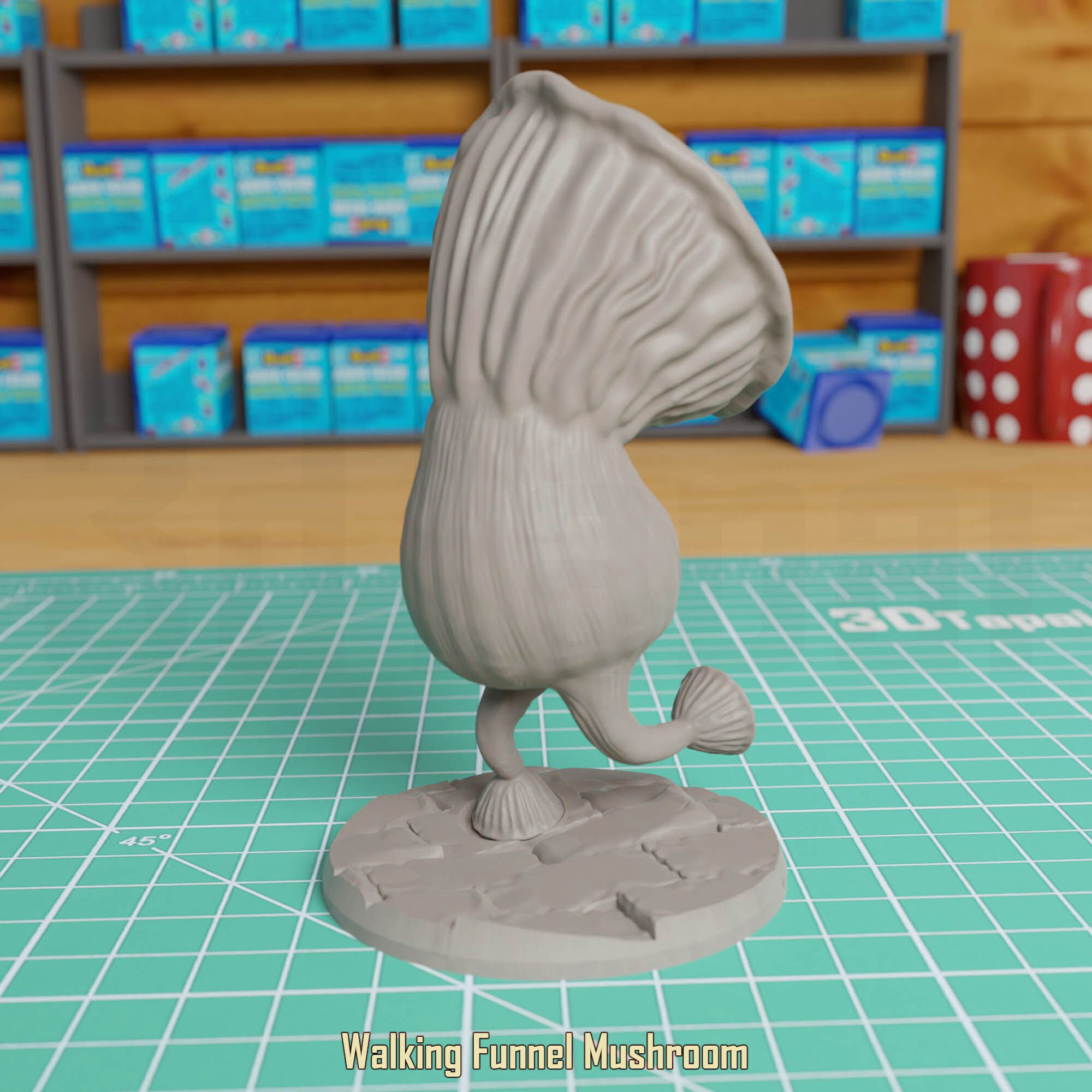 Walking Mushrooms 3D print model_6