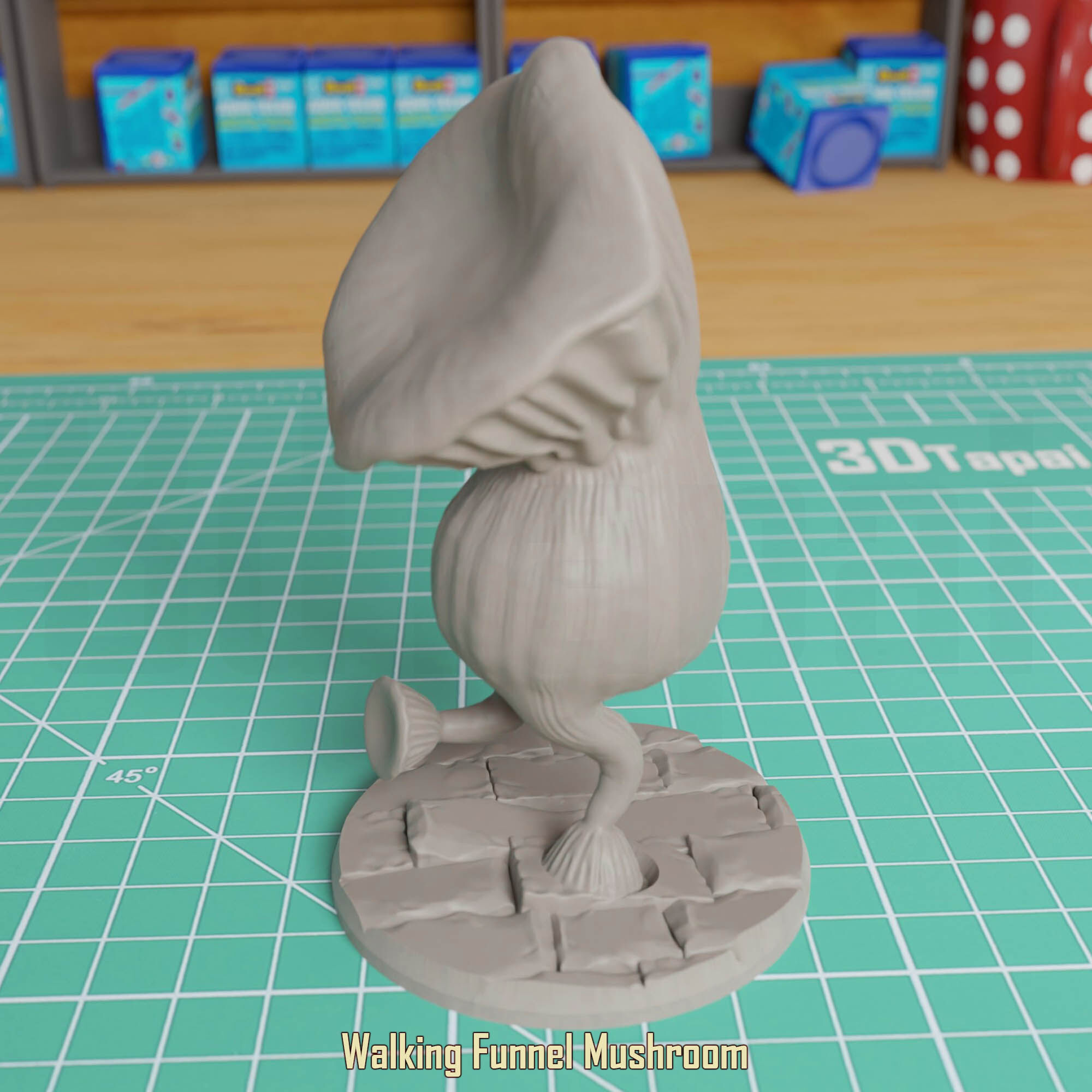 Walking Mushrooms 3D print model_7
