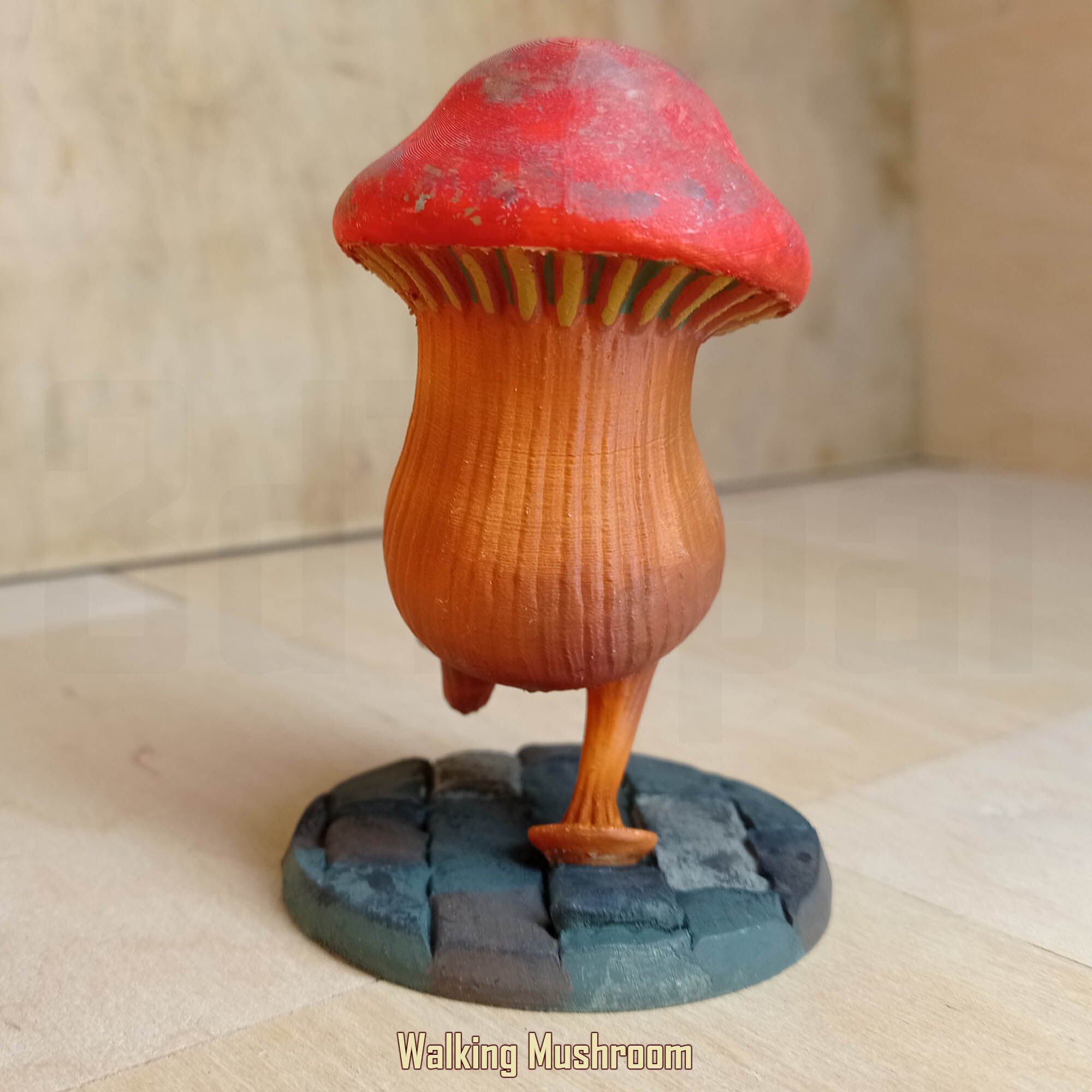 Walking Mushrooms 3D print model_2