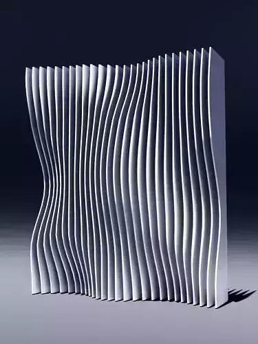 Realistic Wooden Ceiling 3D Model Interior Architecture Detail