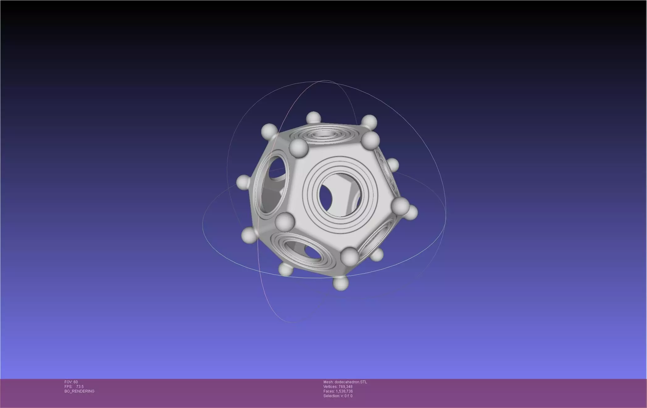 Roman Dodecahedron Free 3D print model