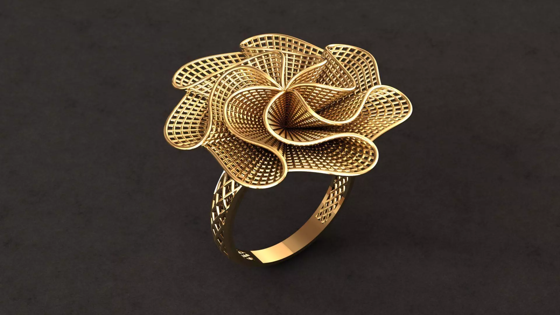 Fusion ring 3D print model_0