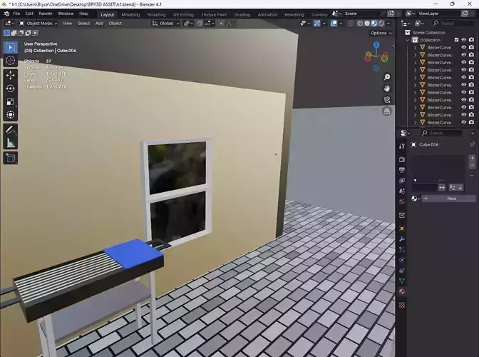 3d simple house free