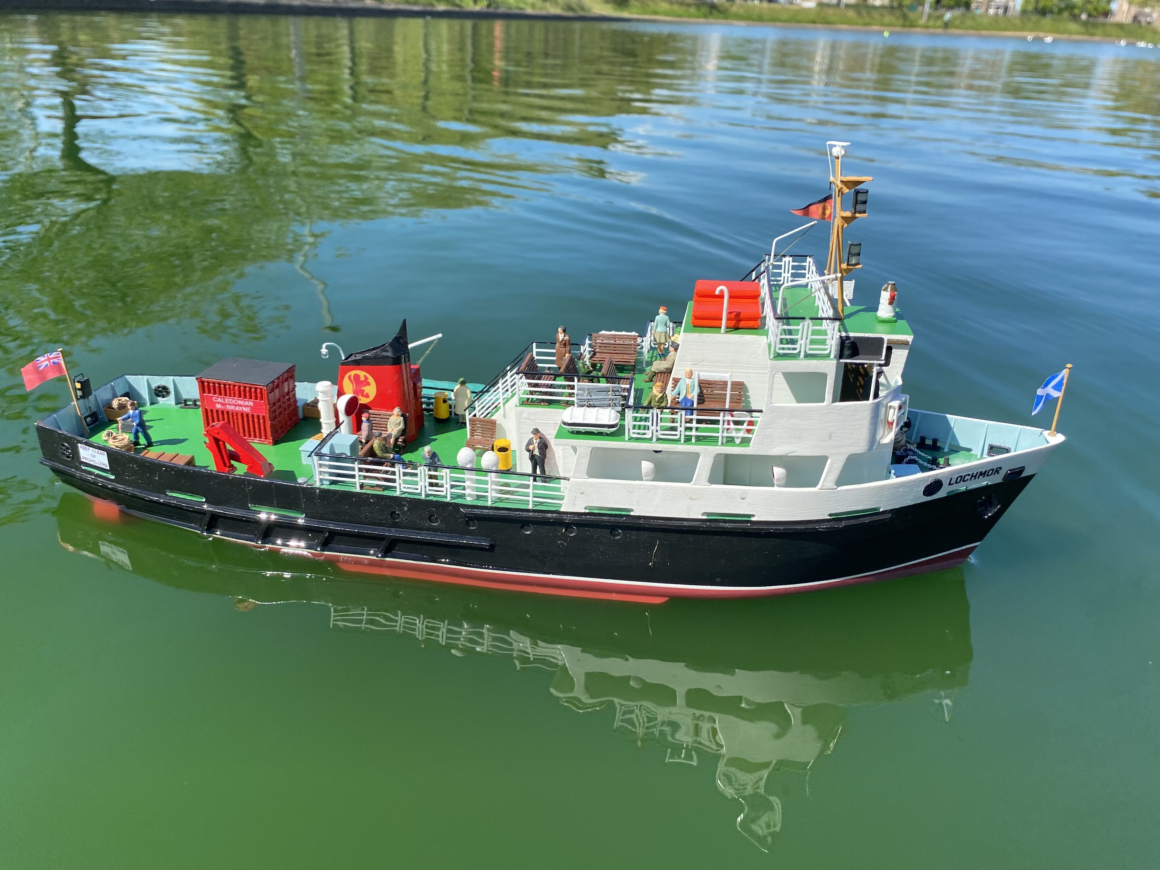 MV Lochmor - Caledonian MacBrayne passenger ferry 1979 - 3D print model_2