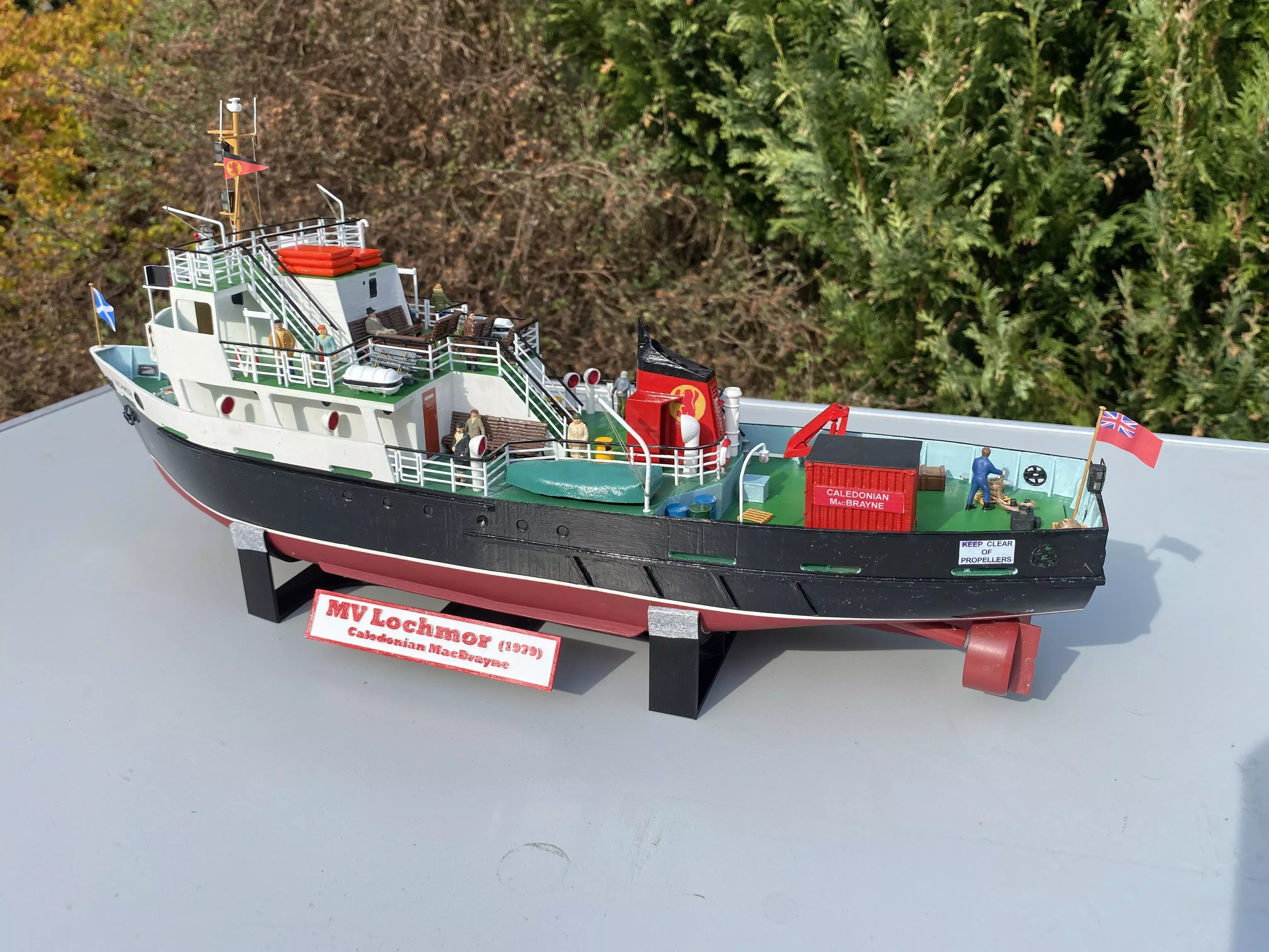 MV Lochmor - Caledonian MacBrayne passenger ferry 1979 - 3D print model_0