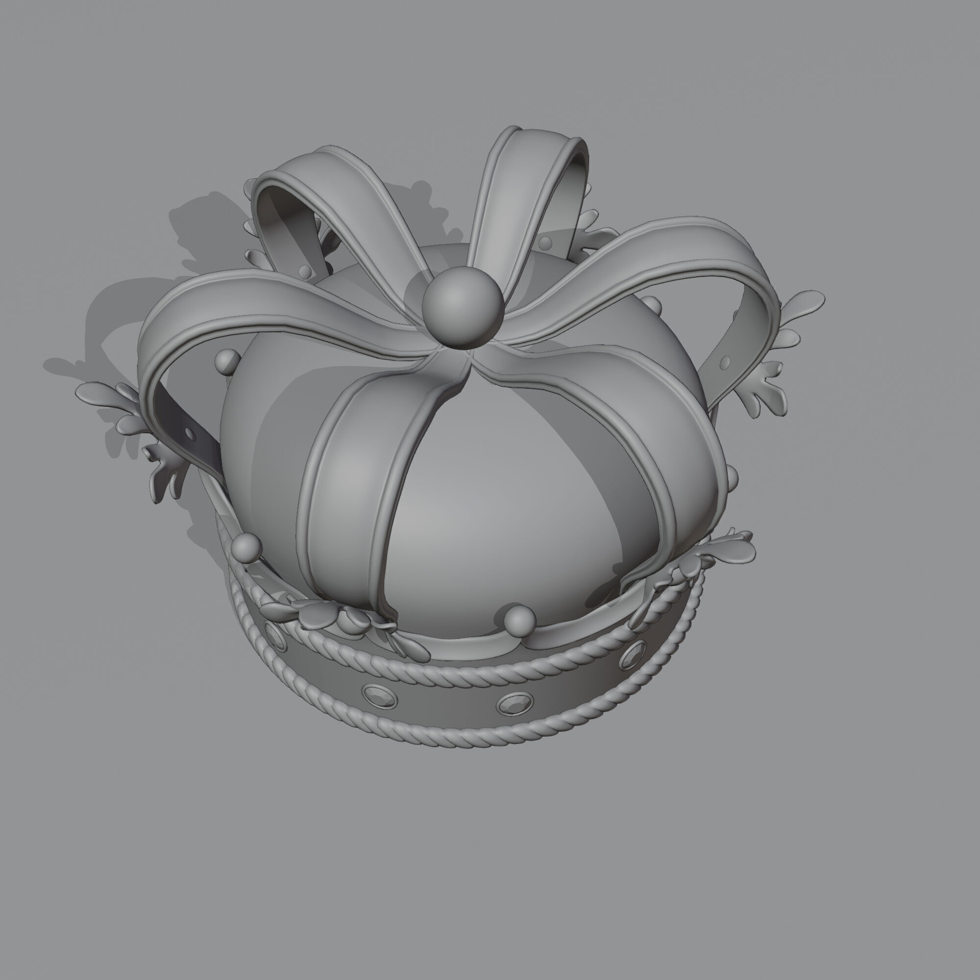 crown 3D print model_3