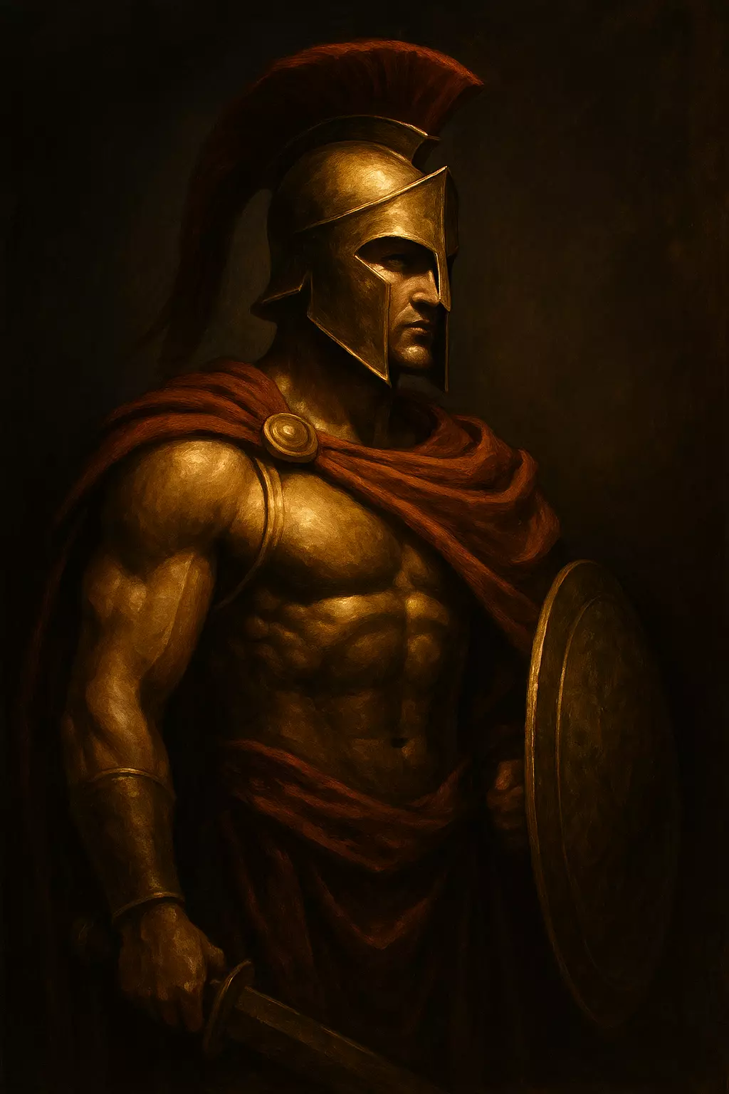 Spartan Warrior Stylized 3D Model 3D print model