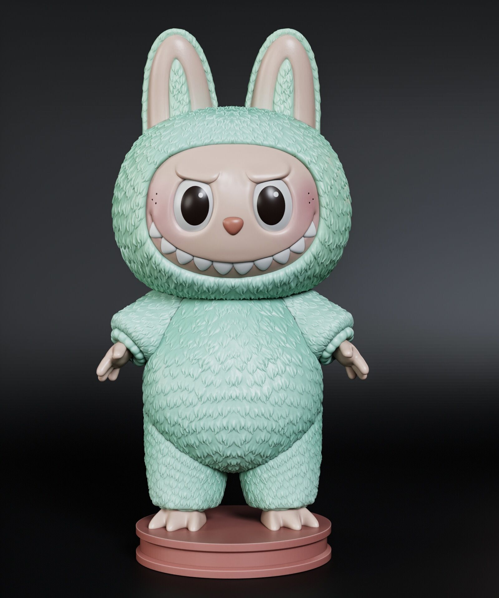 Labubu 3D model_2