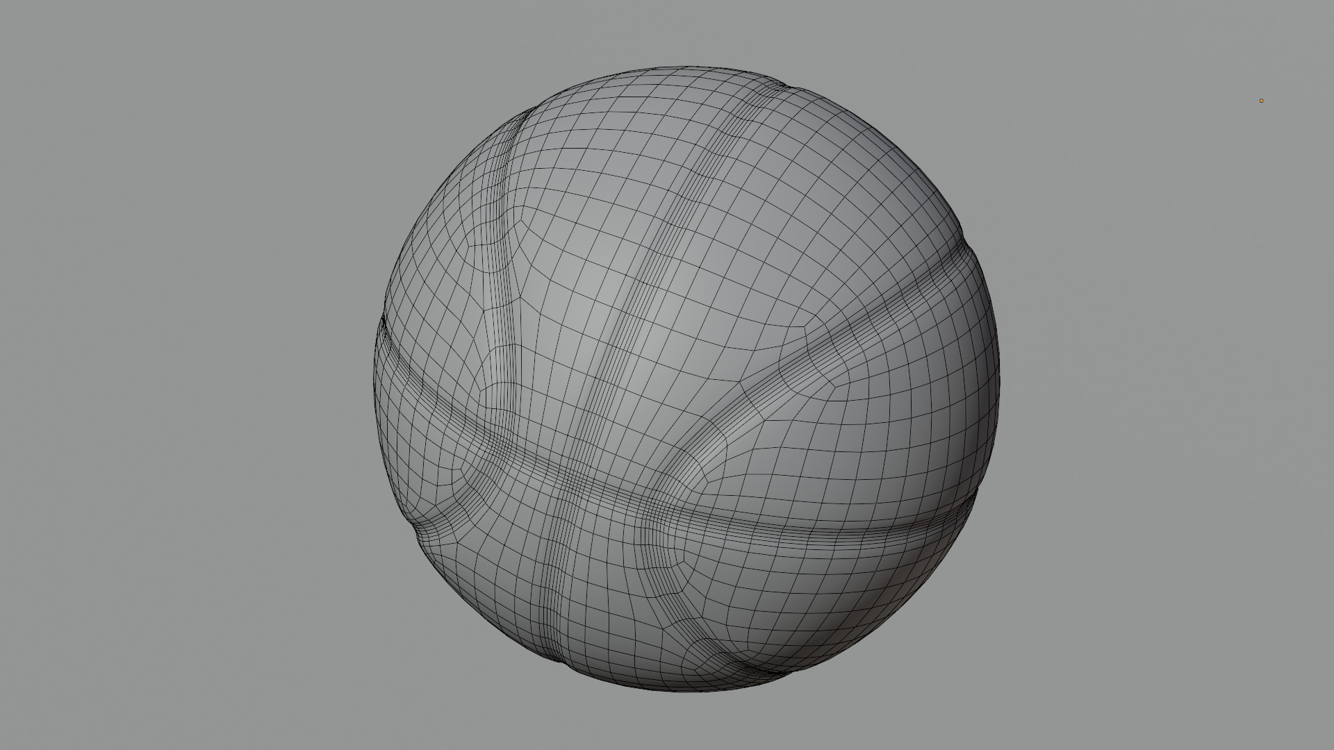 Basketball Ball Low-poly 3D model_4