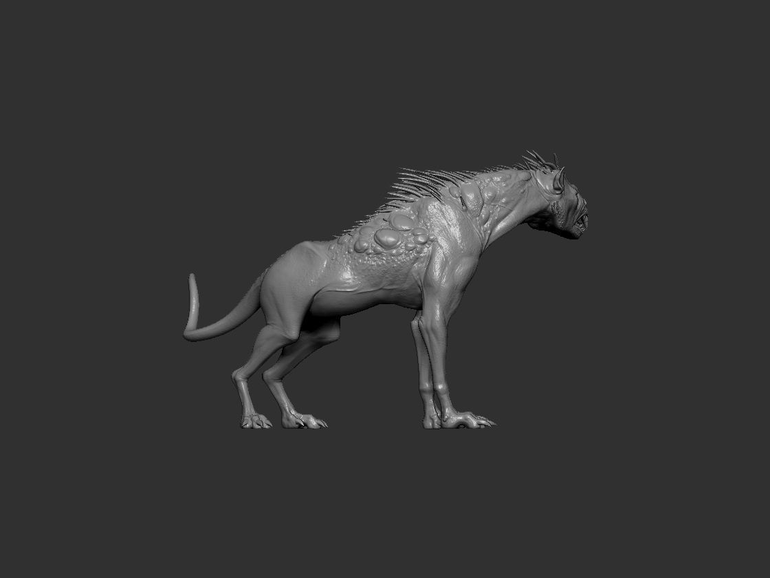 Chupacabra Dog 3D print model_5