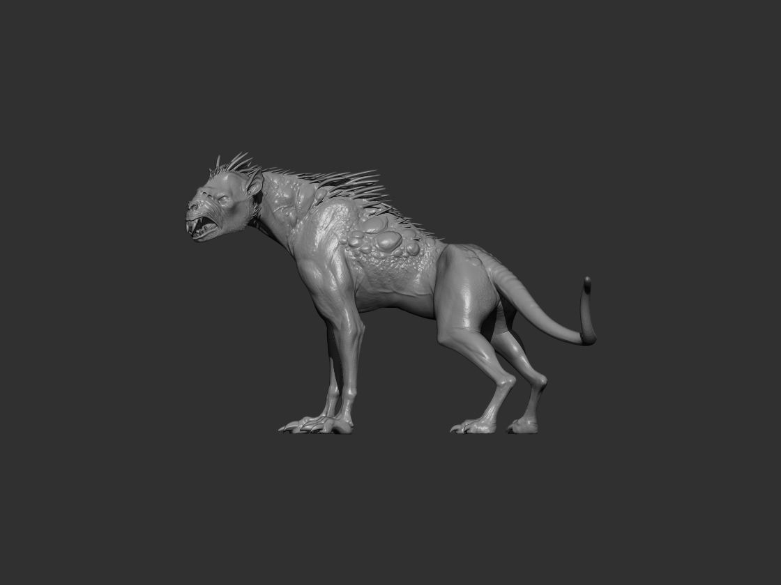Chupacabra Dog 3D print model_2