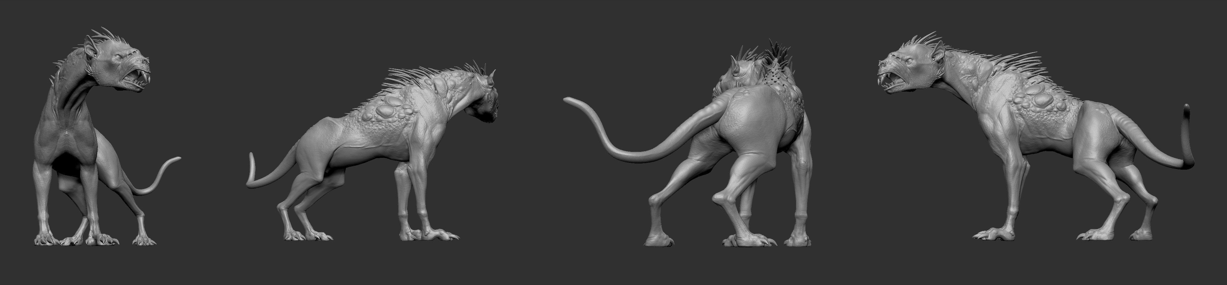 Chupacabra Dog 3D print model_6