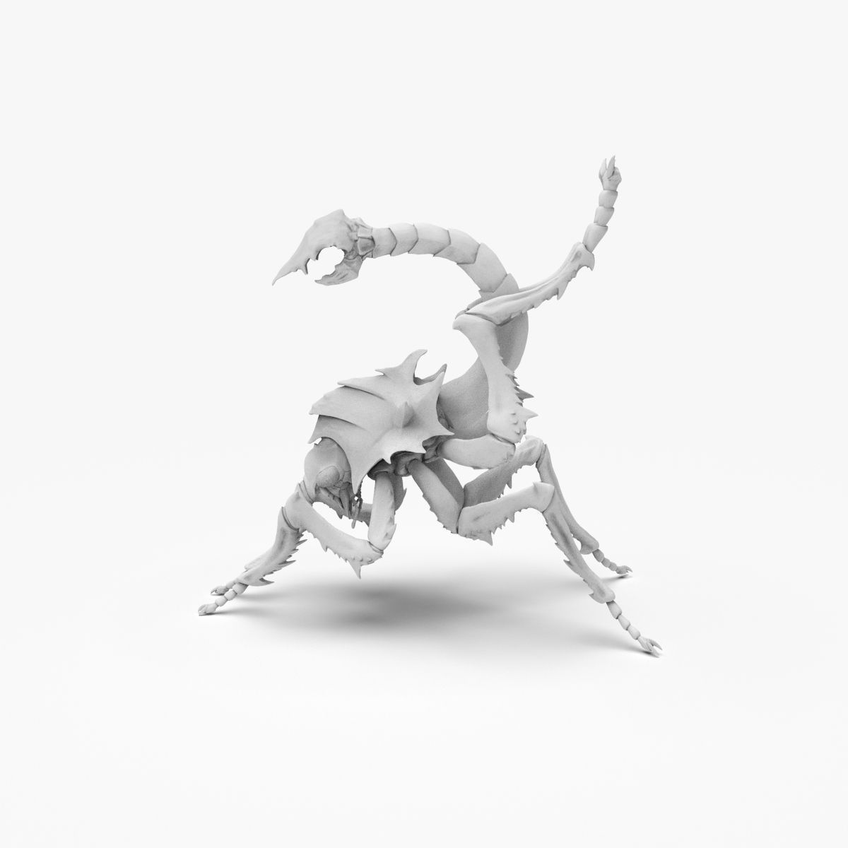 Fantasy Insect for 3d print 3D print model_6