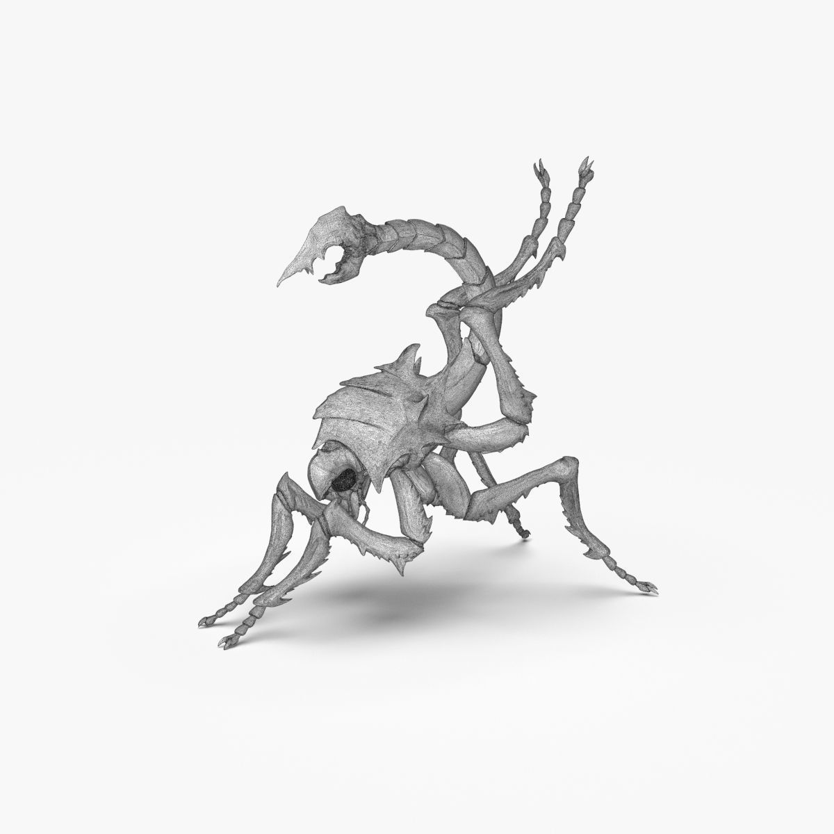 Fantasy Insect for 3d print 3D print model_17