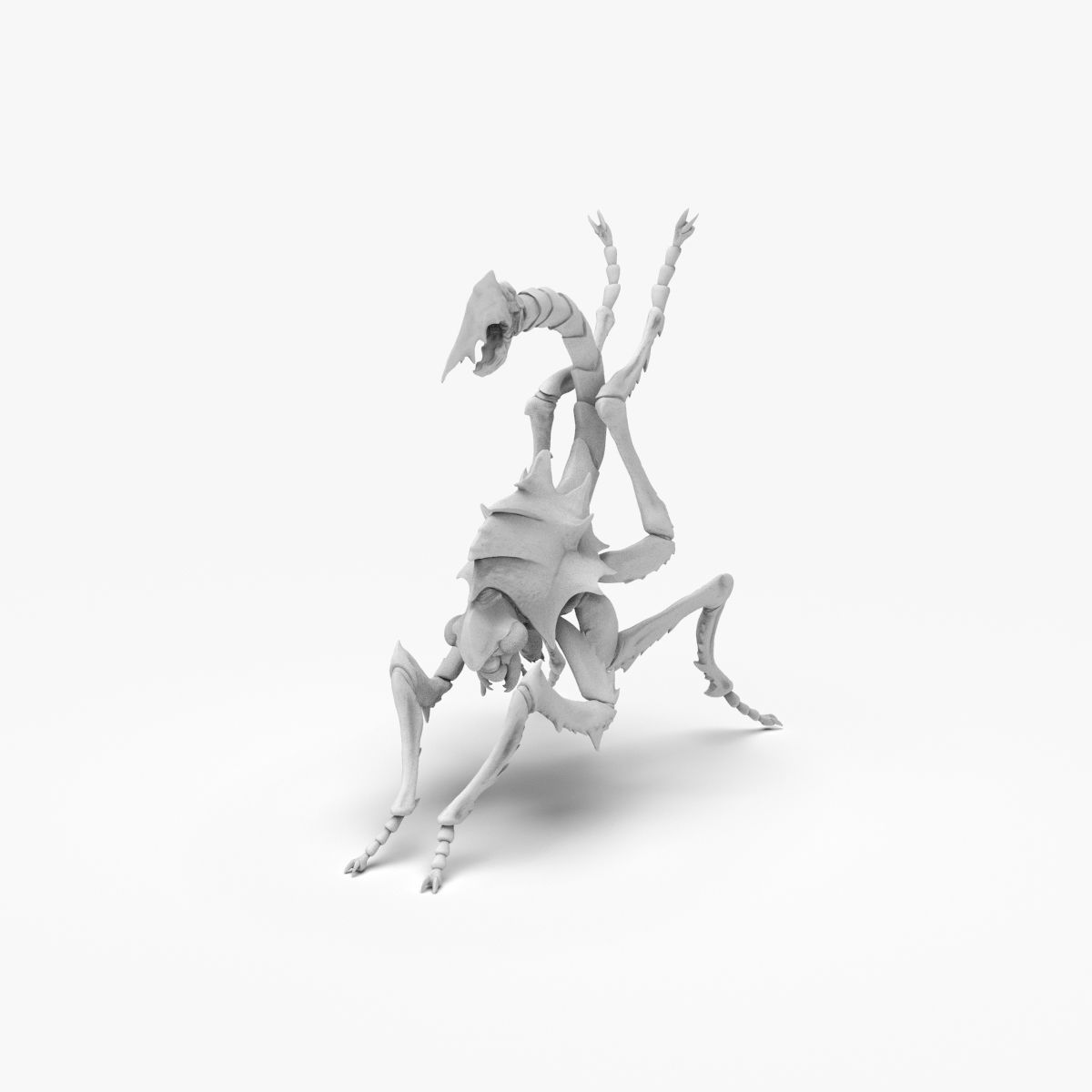 Fantasy Insect for 3d print 3D print model_4