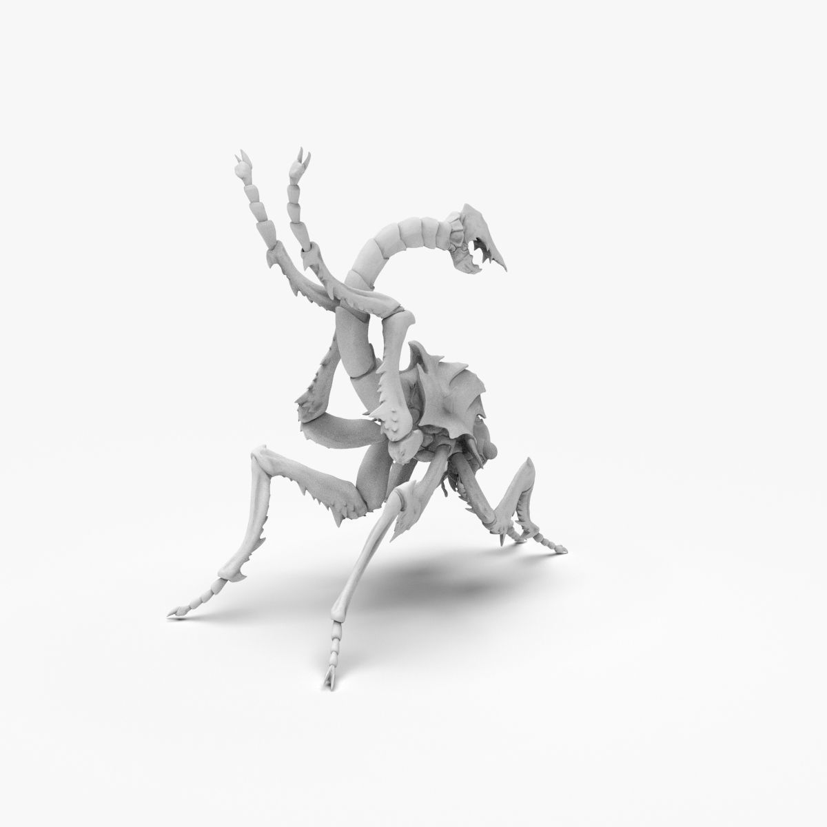Fantasy Insect for 3d print 3D print model_10