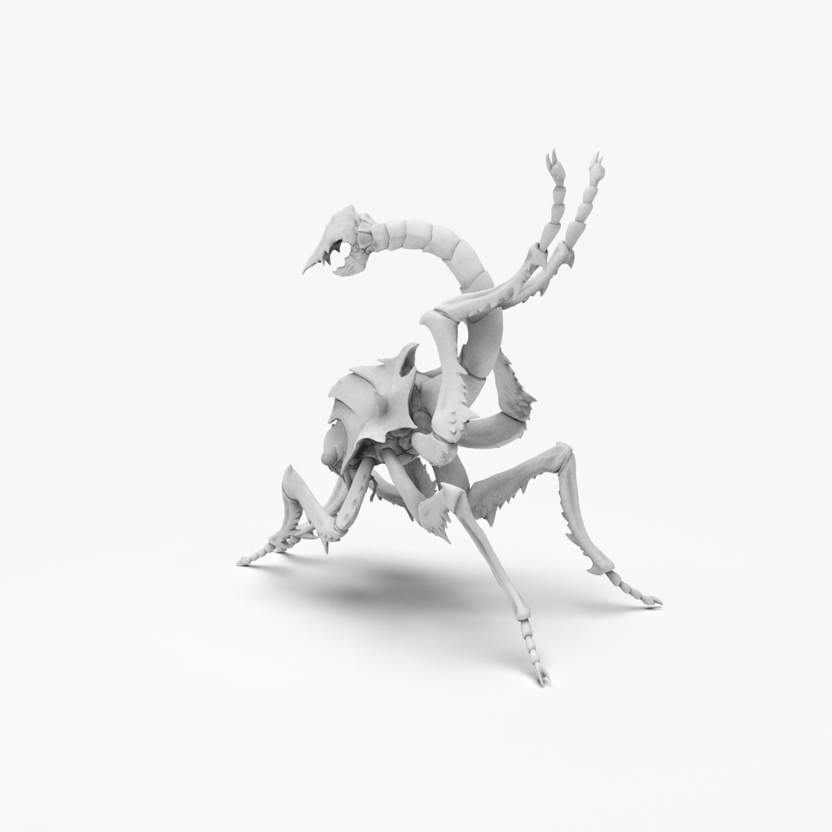 Fantasy Insect for 3d print 3D print model_7