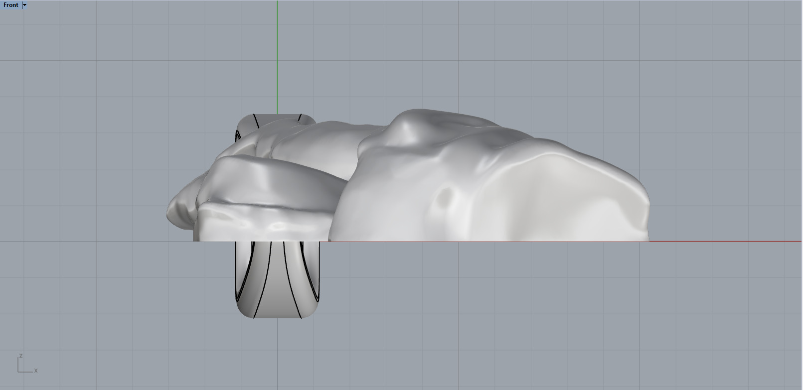 Praying hands pendant model 1346 3D print model_6