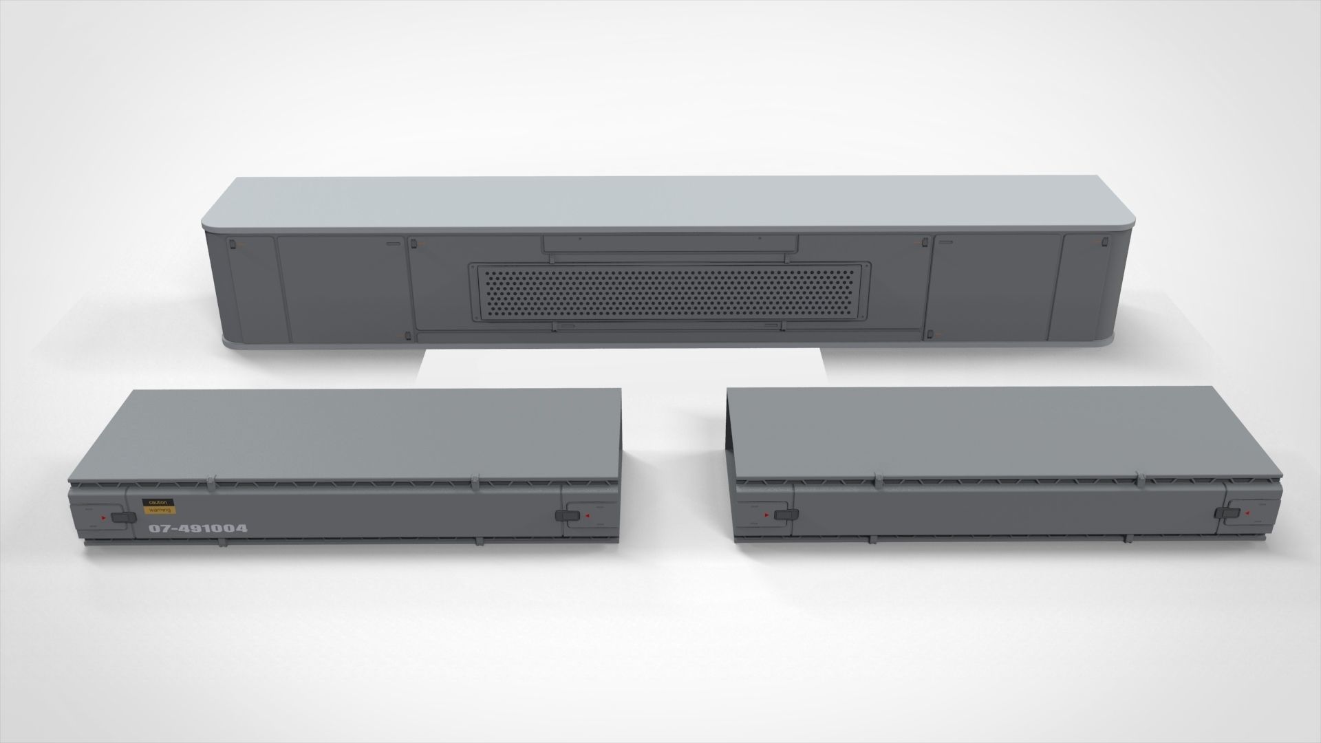 Sci-Fi architecture Elements collection 25 3D model_13