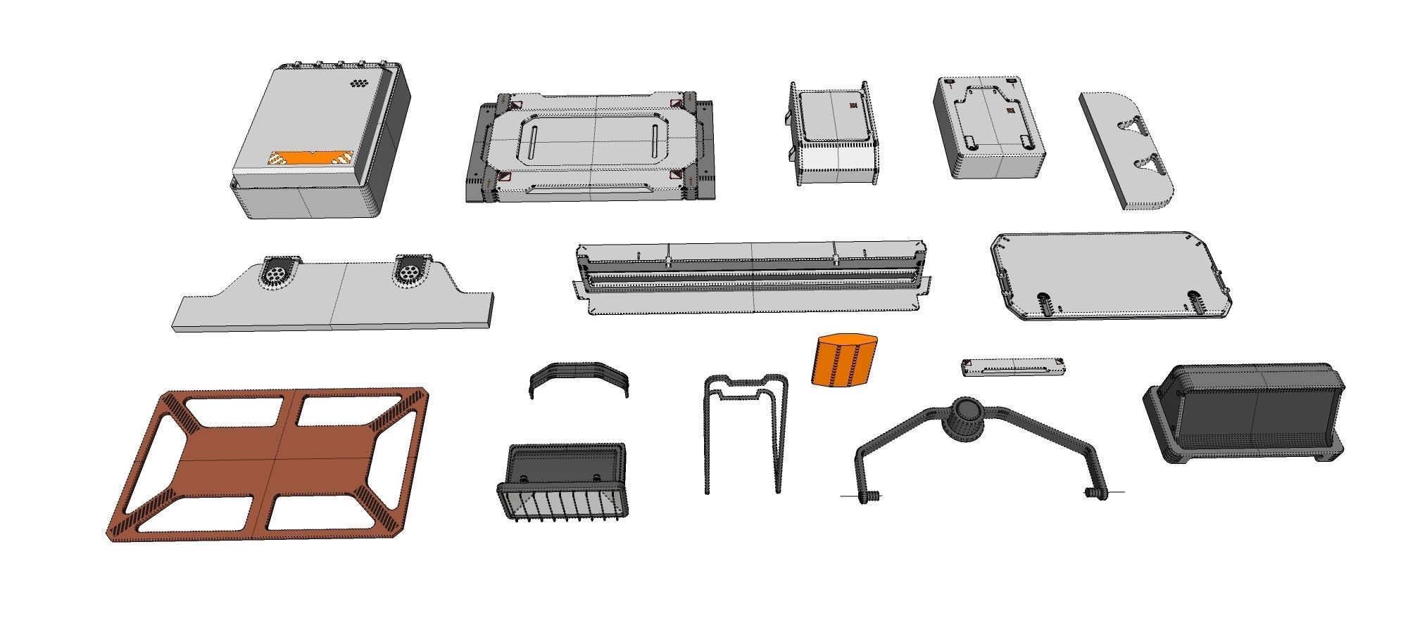 Sci-Fi architecture Elements collection 25 3D model_20