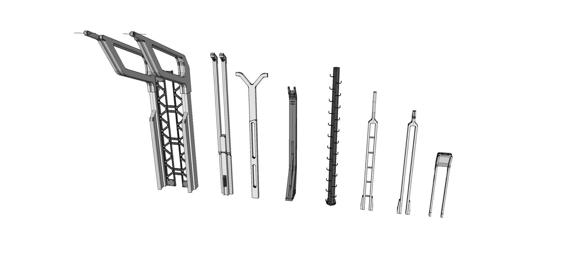 Sci-Fi architecture Elements collection 25 3D model_15