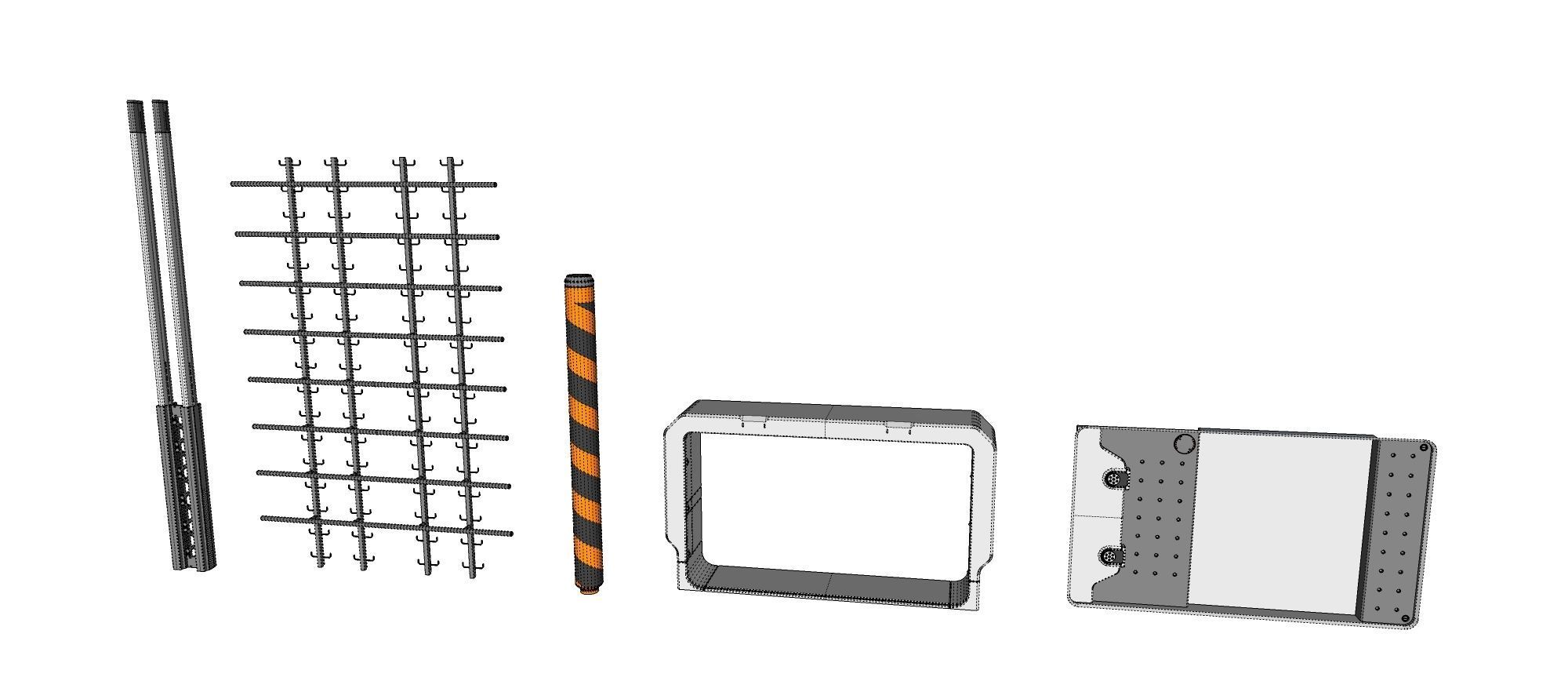 Sci-Fi architecture Elements collection 25 3D model_17