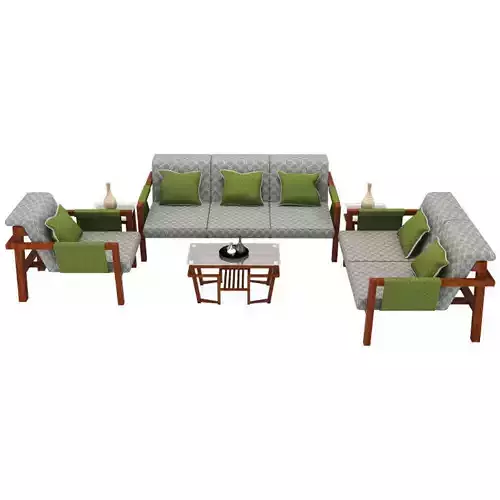 Sofa Set wooden with cushions