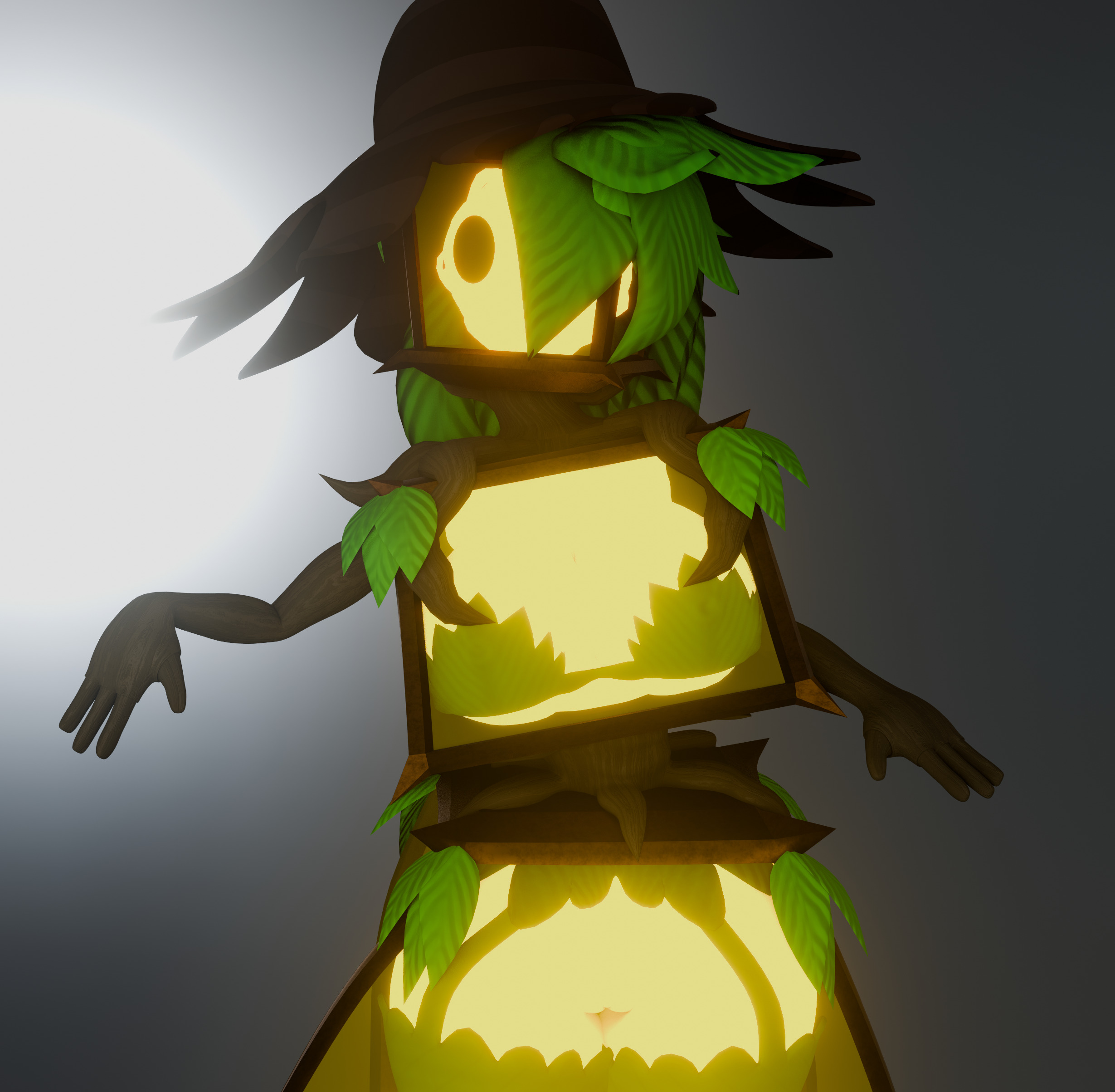 Plantern 3D model pvz NSFW Low-poly 3D model_13