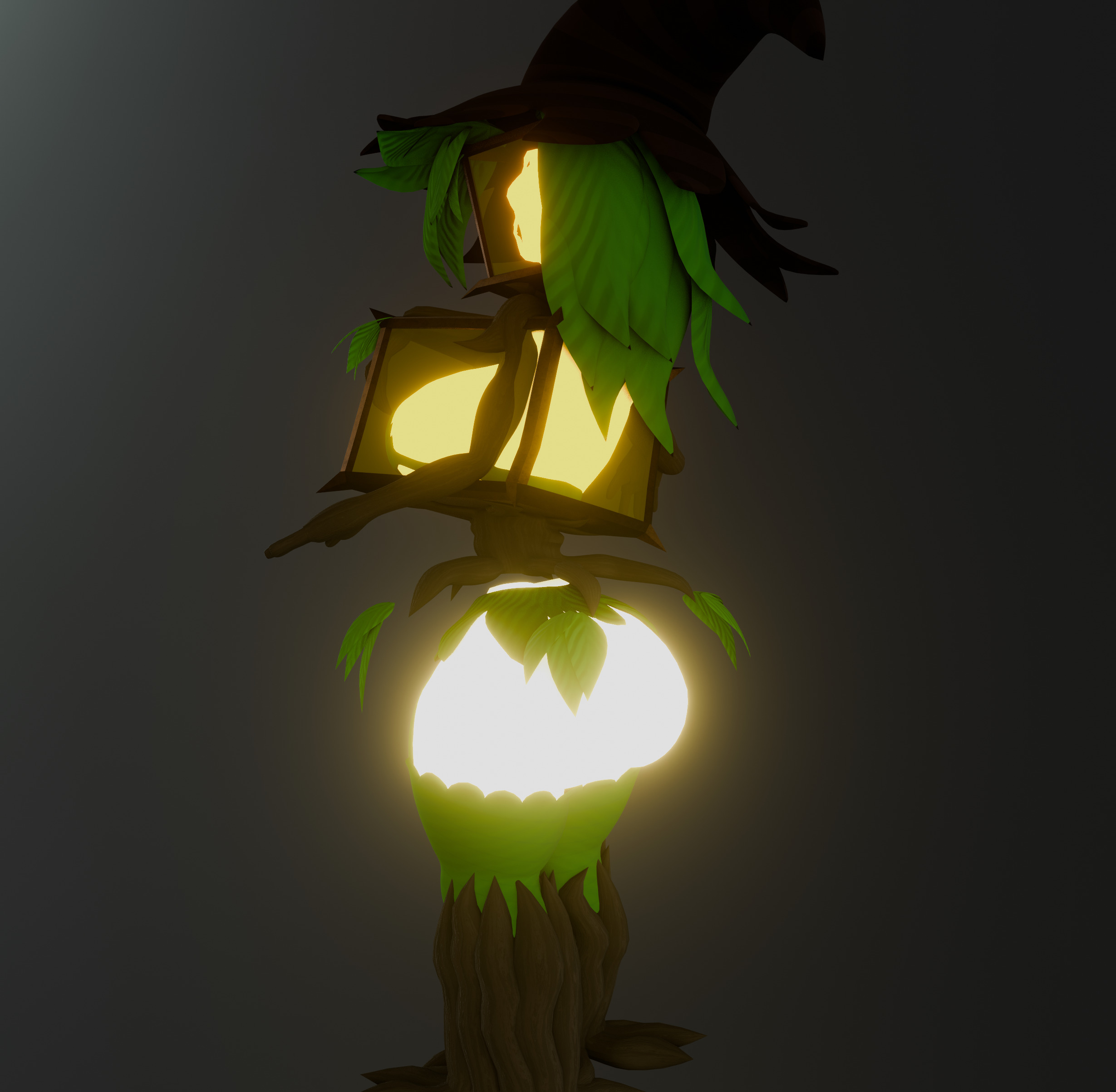 Plantern 3D model pvz NSFW Low-poly 3D model_15