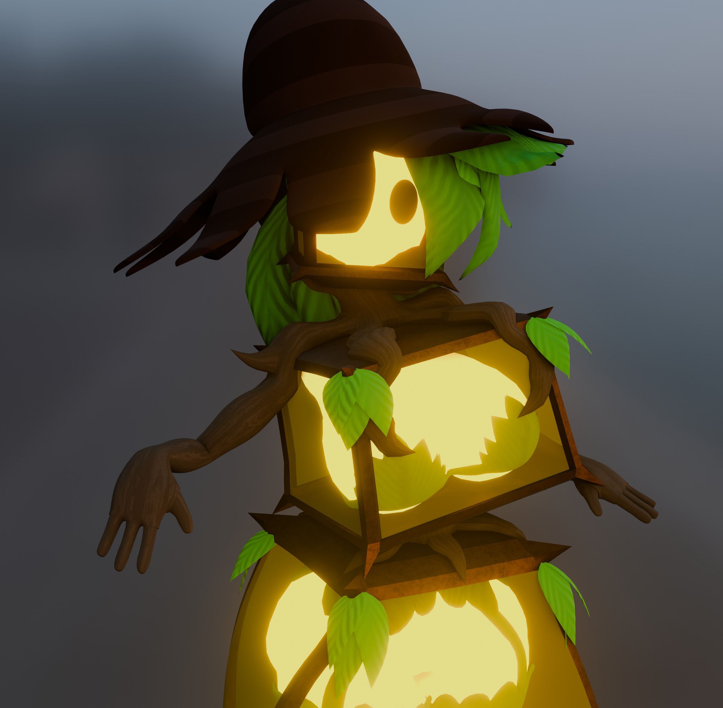 Plantern 3D model pvz NSFW Low-poly 3D model_12