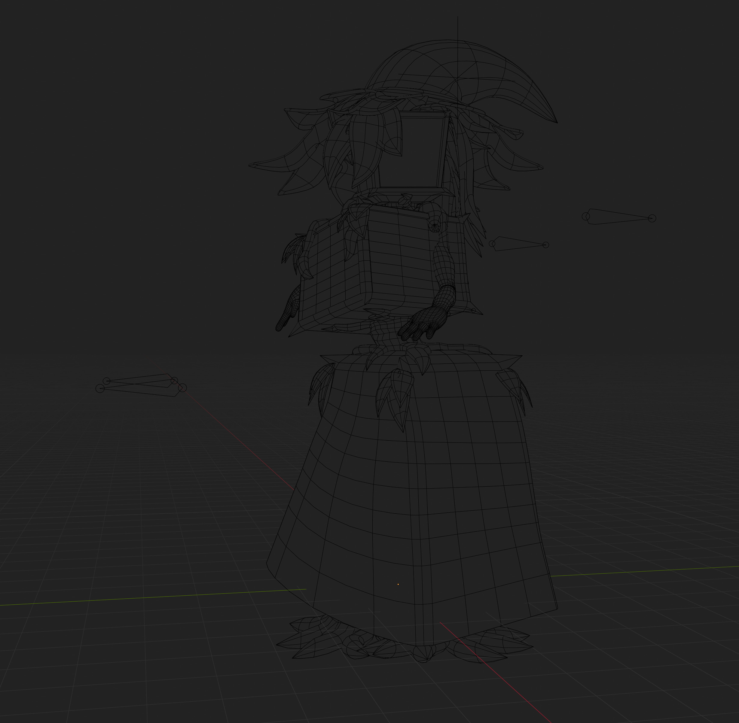 Plantern 3D model pvz NSFW Low-poly 3D model_5