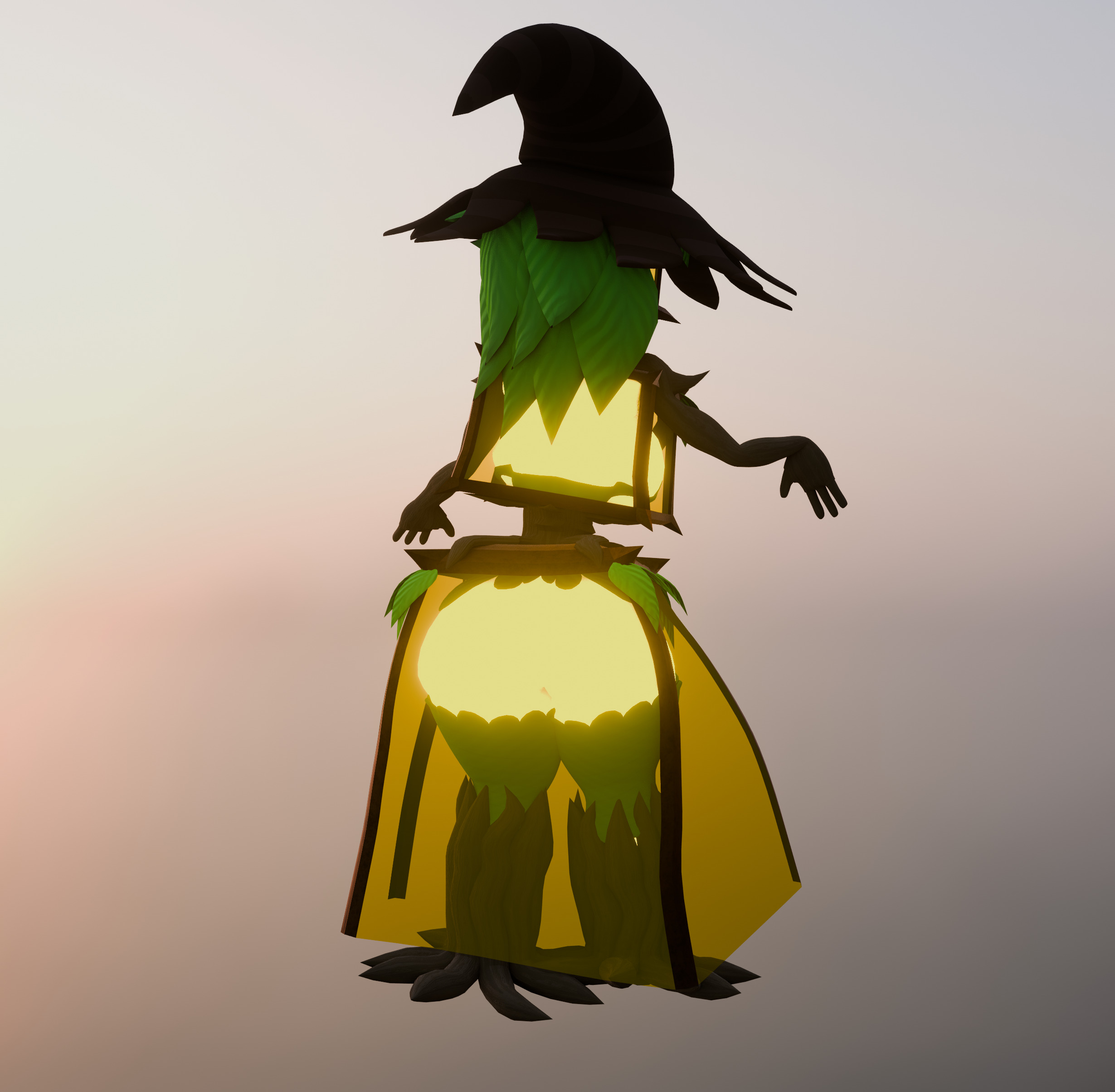 Plantern 3D model pvz NSFW Low-poly 3D model_10