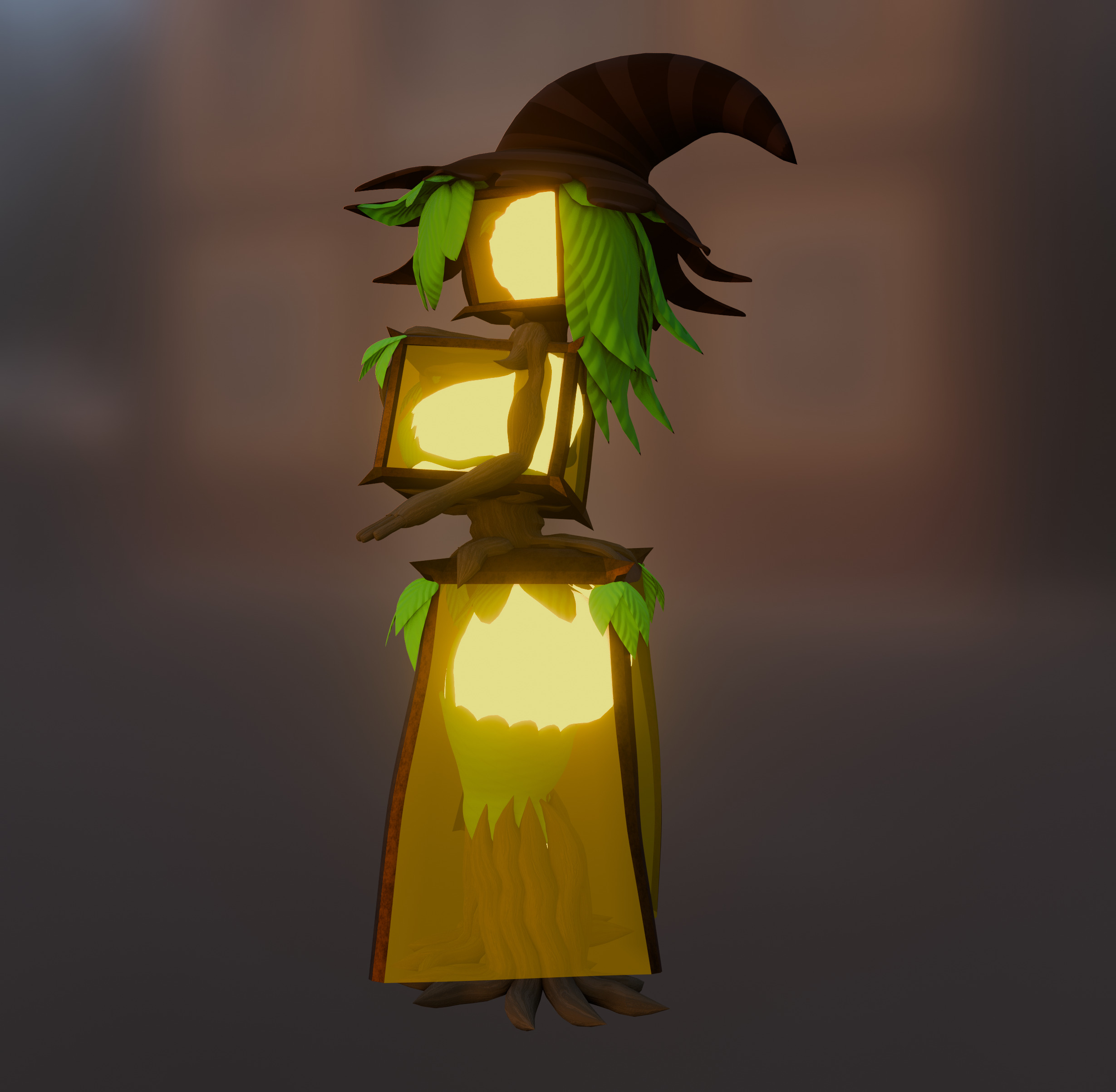 Plantern 3D model pvz NSFW Low-poly 3D model_11