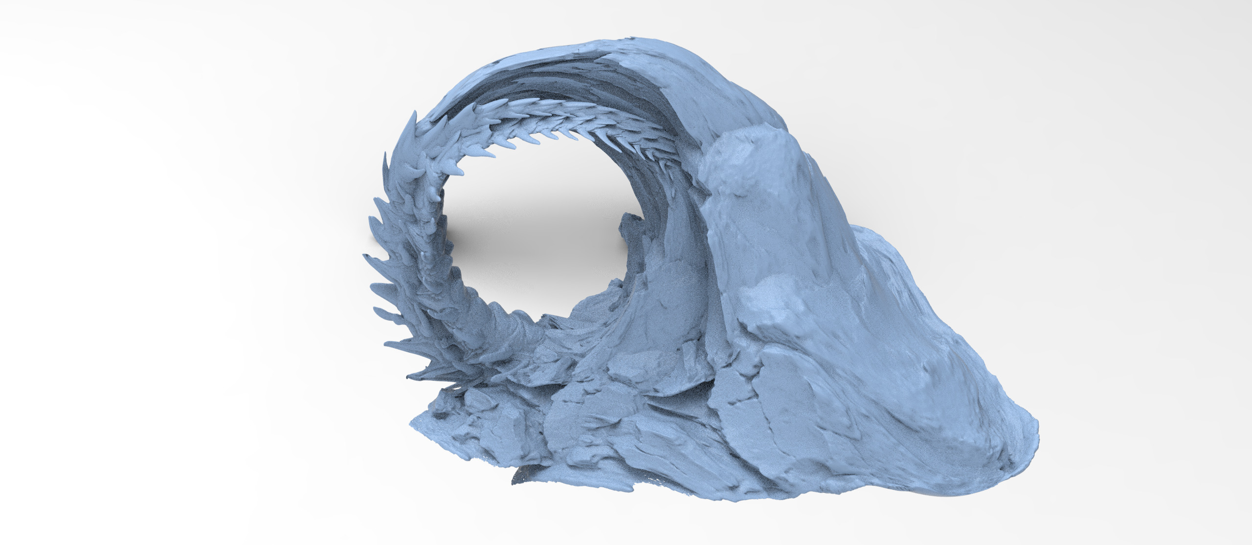 Ankylosaurus Spine Rocks cave collection  3D model_3