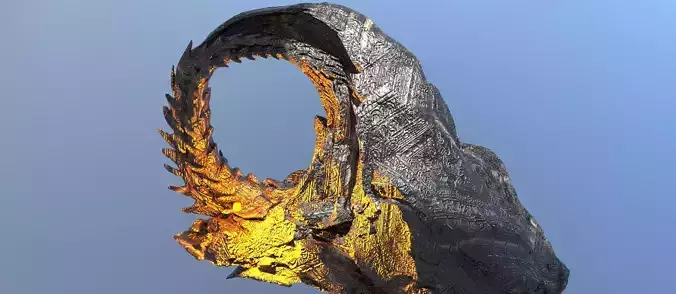 Ankylosaurus mineral cave Entrance