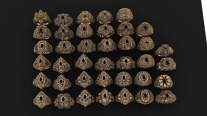 rabian Rings 18 3D print model