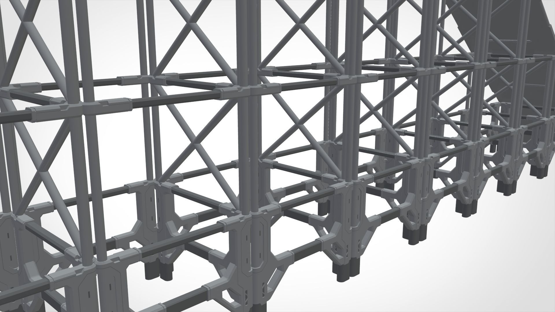 Sci Fi Modular Environment 4 3D model_10